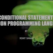 10 CONDITIONAL STATEMENTS IN PYTHON PROGRAMMING LANGUAGE