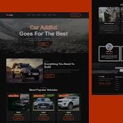 Responsive Car Rental Website Using Html Css And Javascript Hindi Urdu Source Code