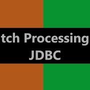 Batch Processing In JDBC JDBC Tutorial