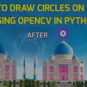How To Draw Circle In Opencv Python Opencv Python Tutorial Computer Coding Class