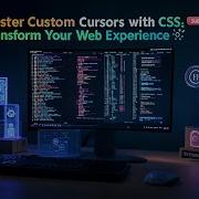 How To Create Custom Cursor In HTML Css Fronend