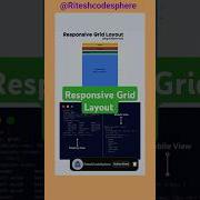 Responsive Grid Layout Using HTML CSS Responsivewebsite Gridlayout Responsive Webdesign Website