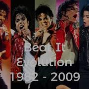 Michael Jackson Beat It Evolution 1982 2009