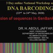DNA Barcoding Submission Of Gene Sequences In NCBI