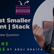 Nearest Smaller Element On Left Right Side Of An Array Stack DSA One Course 42