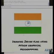 Drawing Indian Flag Using Python Programming Independence Day Special