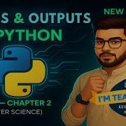 Python Chapter 2 Lecture 6 User Input And Output In Python Input Print Class 11