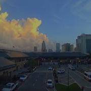 Muggy Thundery Downtown Tampa Timelapse June 2022
