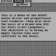 Atari 8 Bit GUI Font Rendering