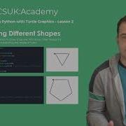 CSUK Academy Exploring Python With Turtle Graphic L2 Drawing Shapes And Using Loops