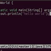 Java Basics Hello World