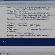 Basic Java Temperature Converter Part 2