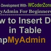 How To Insert Data In Table Sql Manually In PhpMyAdmin 3