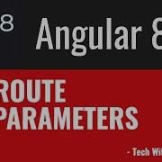 29 Уроки по Angular 8 Параметры маршрута