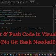 Commit Push Code In Visual Studio No Git Bash Needed