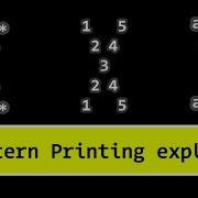 C Pattern Printing Programs X Shape Explained