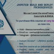 JHipster Build And Deploy Spring Boot Microservices