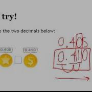 Comparing And Ordering Decimals