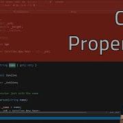 9 9 Class Properties Learning C