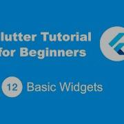 Flutter Tutorial For Beginners 12 Basic Widgets