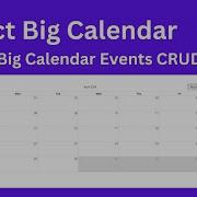 BUILD A REACT JS CALENDAR APP