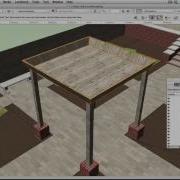 Vectorworks 2017 Site Design Draw Pillars And Roof Structure