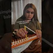 Loom Knitting Is A Very Easy Way To Make Baby Blankets Takes One Day To Finish It