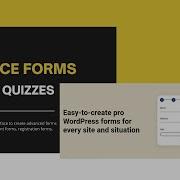Create Advanced Forms Multi Step Forms Pols Quizzes Flexible Form Builder WordPress Plugin