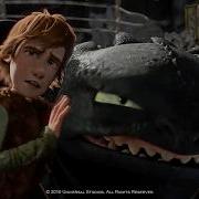 How To Train Your Dragon 2010 Toothless Saves Hiccup Against A Red Dragon