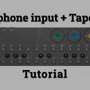 Tape Track Microphone Input OPz Tutorial