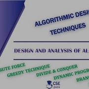 Algorithm Techniques Design Techniques Lec 8 Design Analysis Of Algorithm