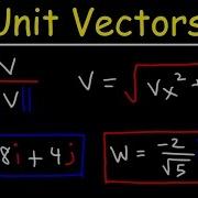 How To Find The Unit Vector