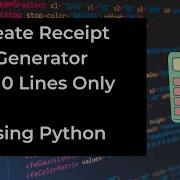 Amazing Receipt Generator For Kirana Store Using Python