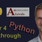9618 A Level Paper 4 Walkthrough Python