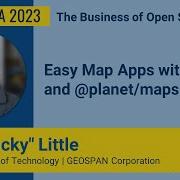 FOSS4GNA 2023 Easy Map Apps With React And Planet Maps Dan Ducky Little