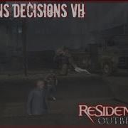 Resident Evil Outbreak File 1 Online Decisions Decisions VH