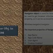 What Is Navigator Object In JS