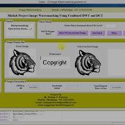 Matlab Project For Image Watermarking Using DWT And DCT Final Year Project
