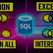 SQL SET Operators Visually Explained UNION UNION ALL EXCEPT INTERSECT SQL Course 11