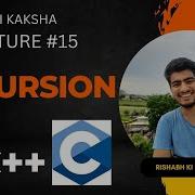 Recursion In C Lecture 15