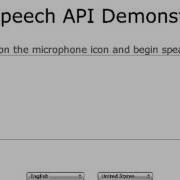 Web Speech API Demonstration