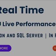 Real Time CPU Performance Monitoring And Logging With Python And SQL Server