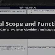 Local Scope And Functions Basic JavaScript FreeCodeCamp Tutorial