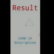 How To Make Triangle In Python Shorts Shortvideo