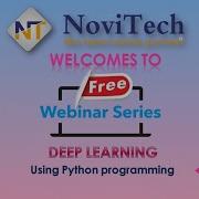 Webinar On Deep Learning Using Python Programming NoviTech