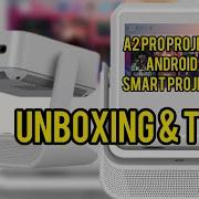 Как работает этот проектор A2 Pro на базе Android 12 Smart Projector с разрешением 1080p Распако