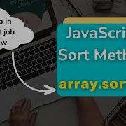 JavaScript Array Sort Method In 6 Minutes