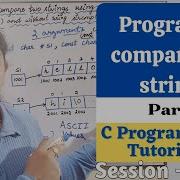 C 79 Strings In C Program To Compare Two Strings Part 7 Strcmp Logicflow Cforbeginners