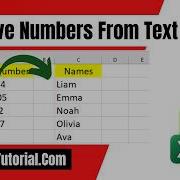 Remove Numbers From Alpha Numeric Strings In Excel Using Formula