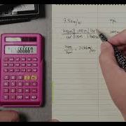 Casio Fx 260 Solar II Unit Conversion And Dimensional Analysis
